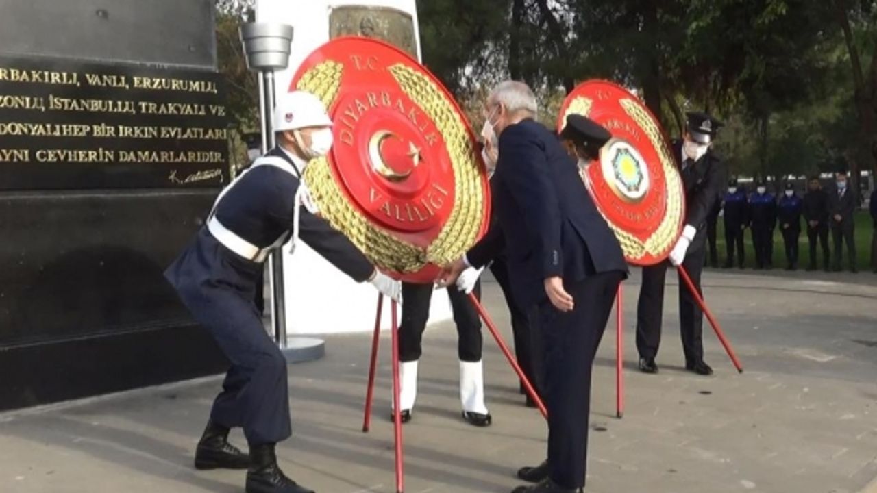 Diyarbakır’da 10 Kasım Atatürk'ü anma töreni