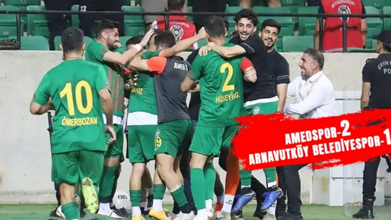 Amedspor kendi sahasında çıktığı ilk maçı kazandı
