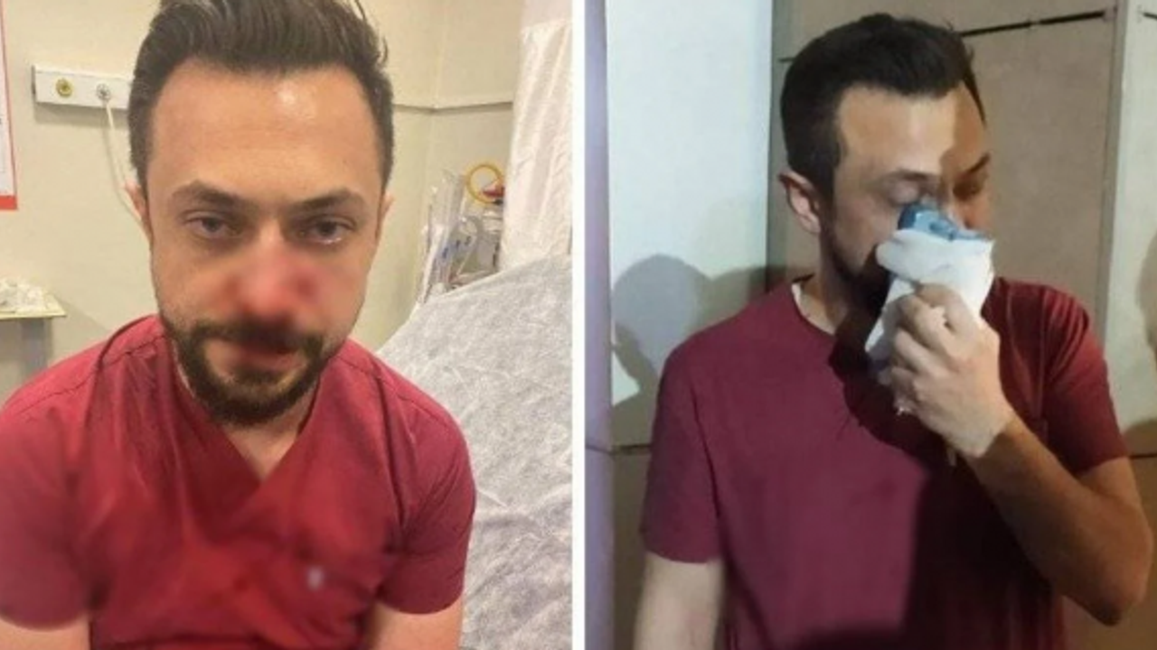 Urfa'da hasta yakınından doktora saldırı