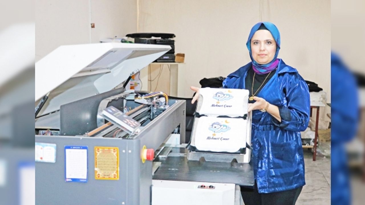 Dijital baskı makinası ile hayatı değişti