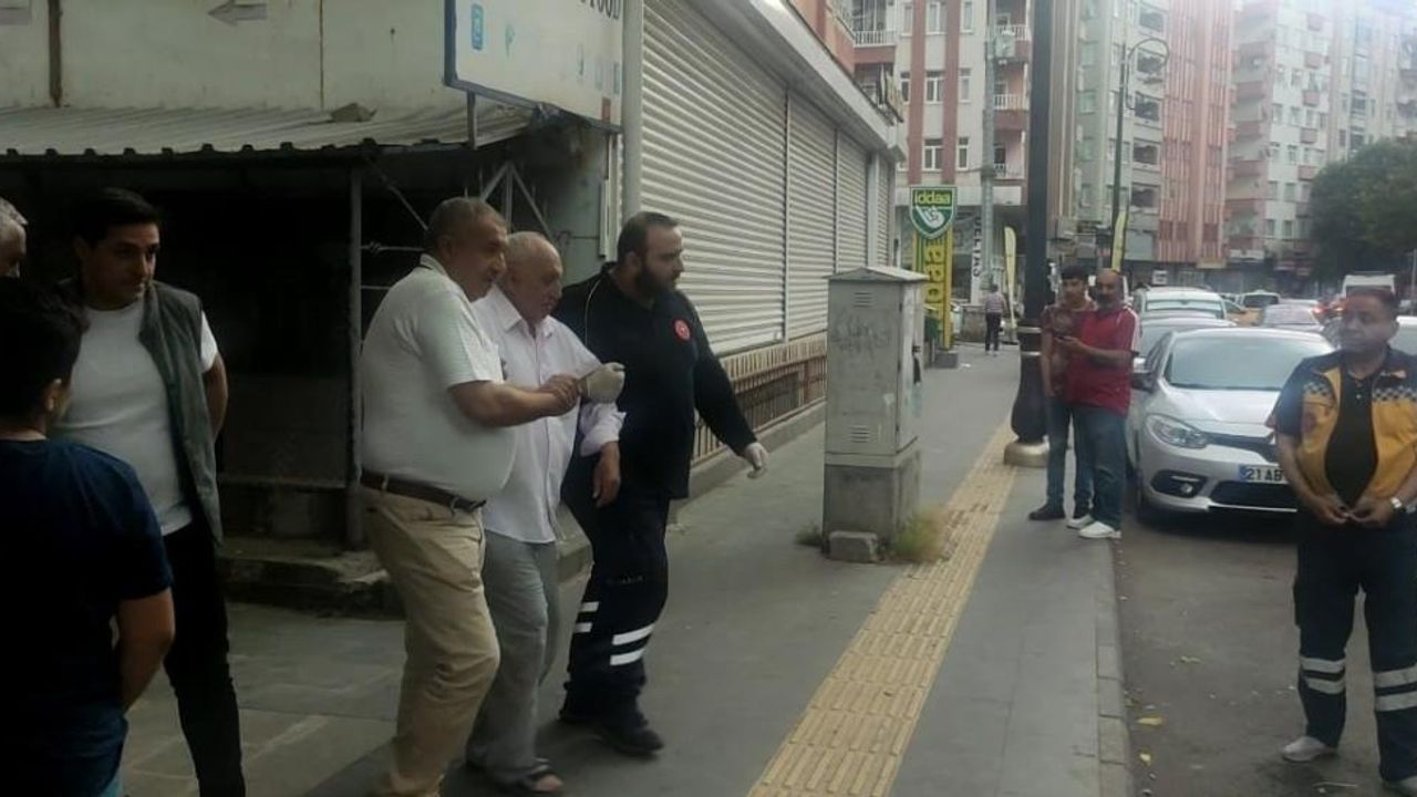 Diyarbakır’da yaşlı adamın üzerine dolap düştü