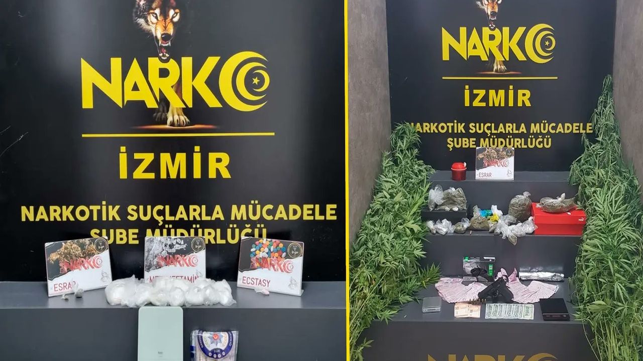 İzmir'de bir haftada 41 uyuşturucu operasyonu: 23 tutuklama