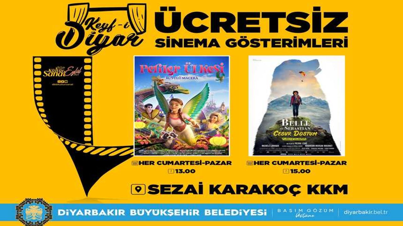 Diyarbakır'da ücretsiz sinema