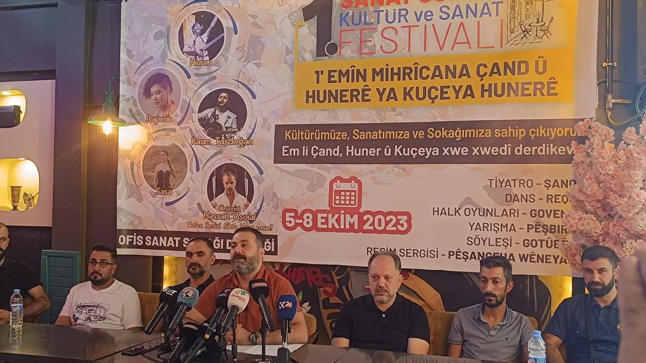 Diyarbakır’da “1. Ofis Sanat Sokağı Festivali” başlıyor