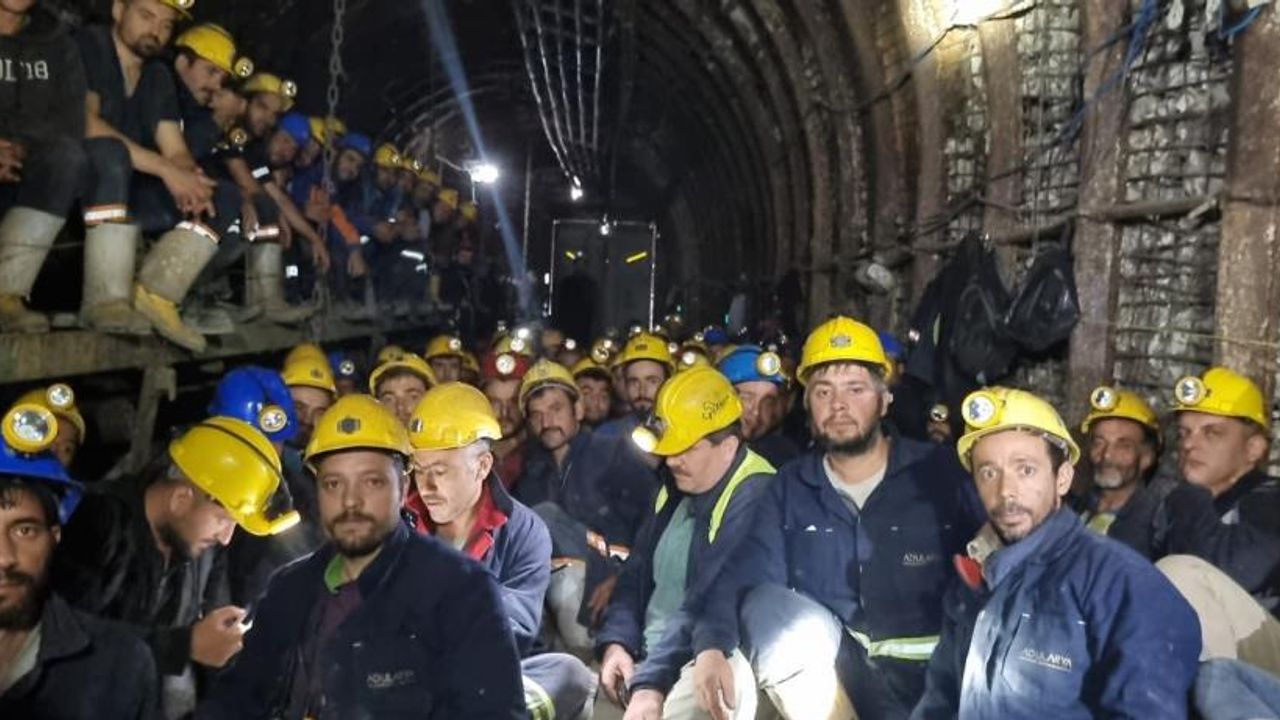 Maden işçileri açlık grevinde