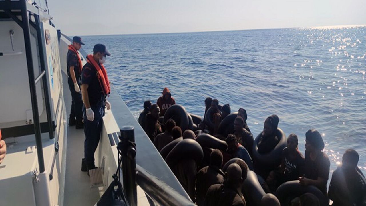 Fethiye’de 38 göçmen gözaltına alındı