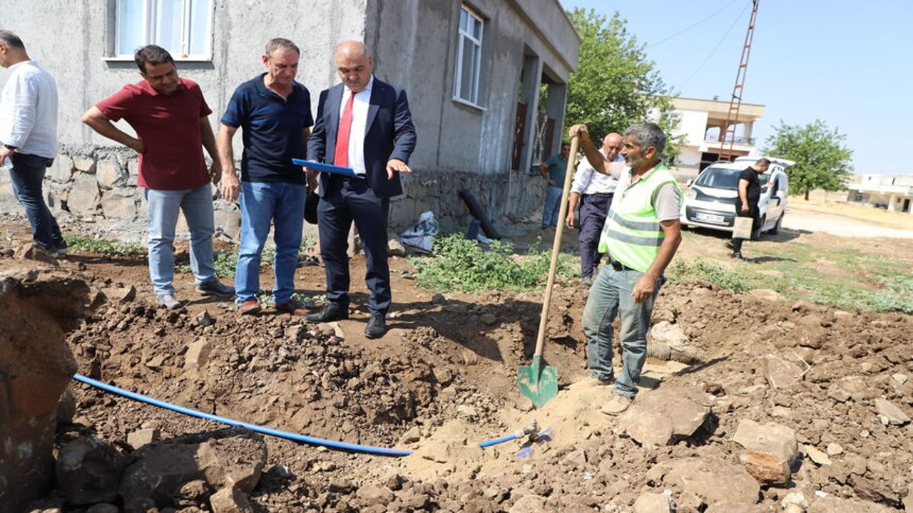 Diyarbakır'da Gözalan mahallesinde içme suyu soruna çözüm