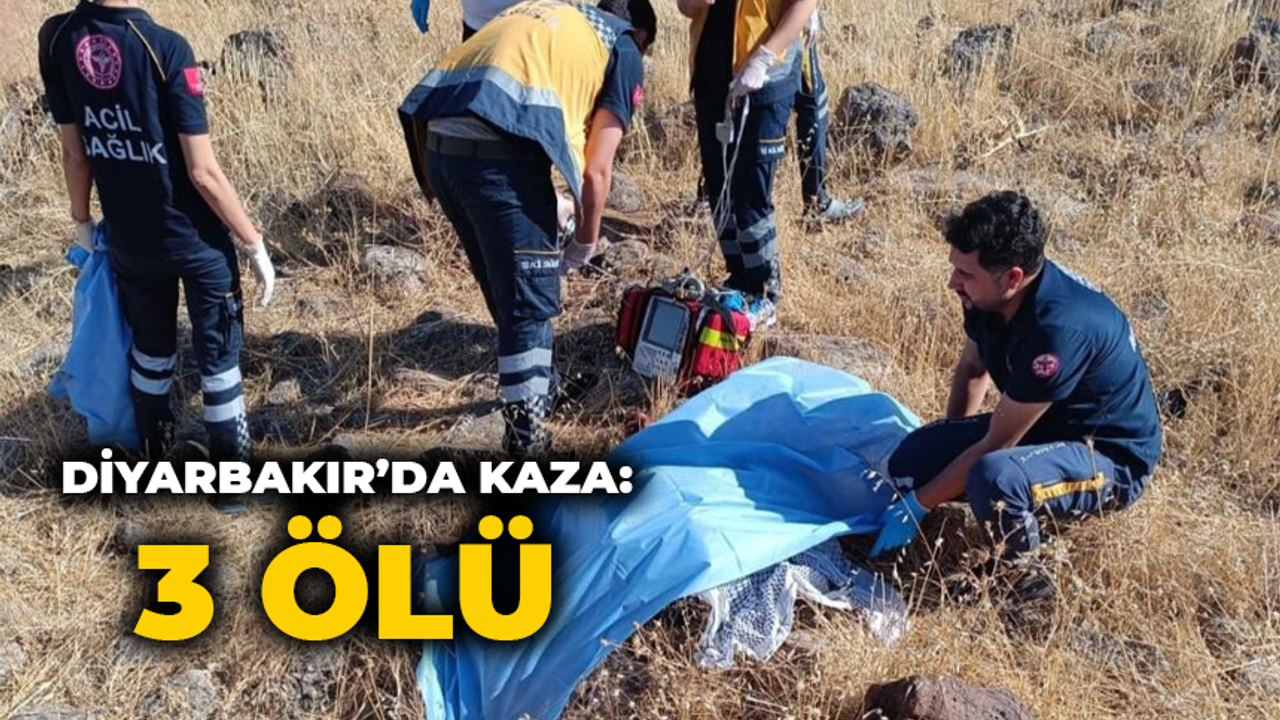 Diyarbakır’da kaza: 3 ölü