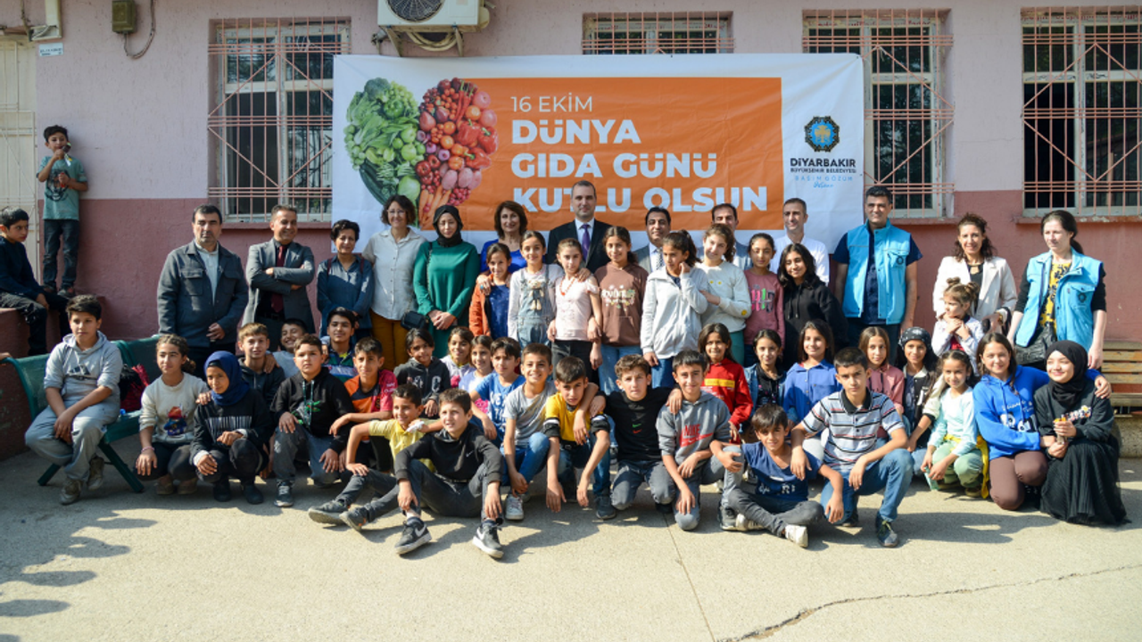 Diyarbakır’da öğrenciler Dünya Gıda Günü’nde bilgilendirildi