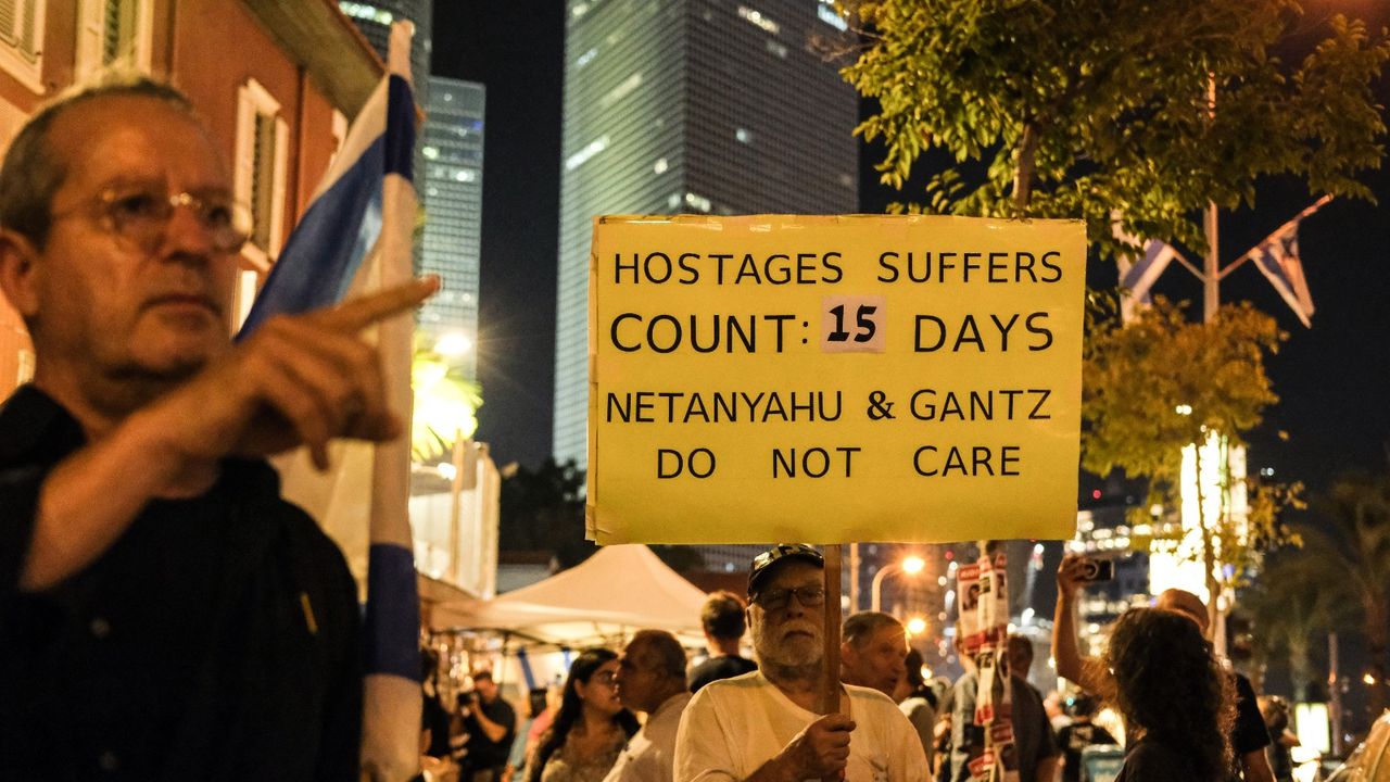 İsrail'de “Çocuklarımızı eve getirin” protestosu