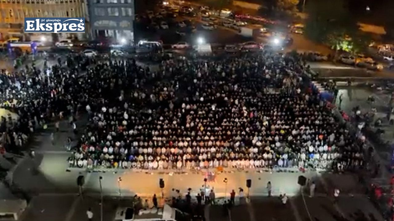 Diyarbakır'da ölen Filistinliler için gıyabi cenaze namazı