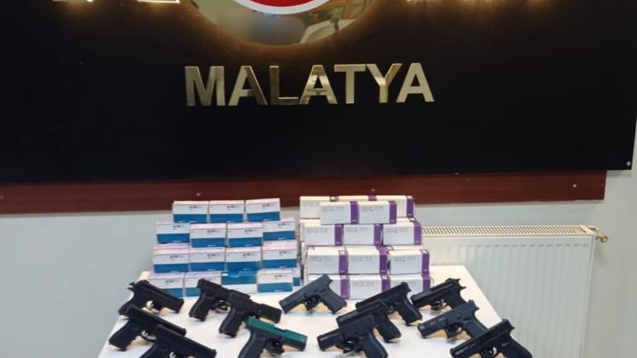 Malatya’da silah kaçakçılığı operasyonu