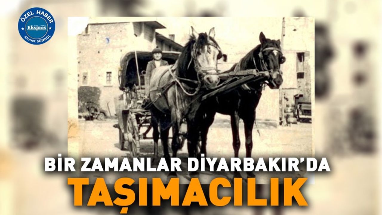 Bir zamanlar Diyarbakır’da taşımacılık