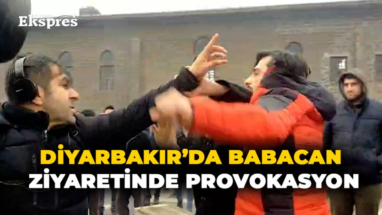 Diyarbakır’da Babacan ziyaretinde provokasyon