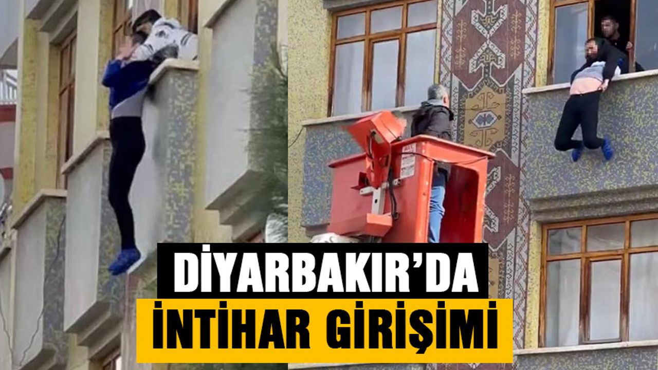 Diyarbakır’da intihar girişimi
