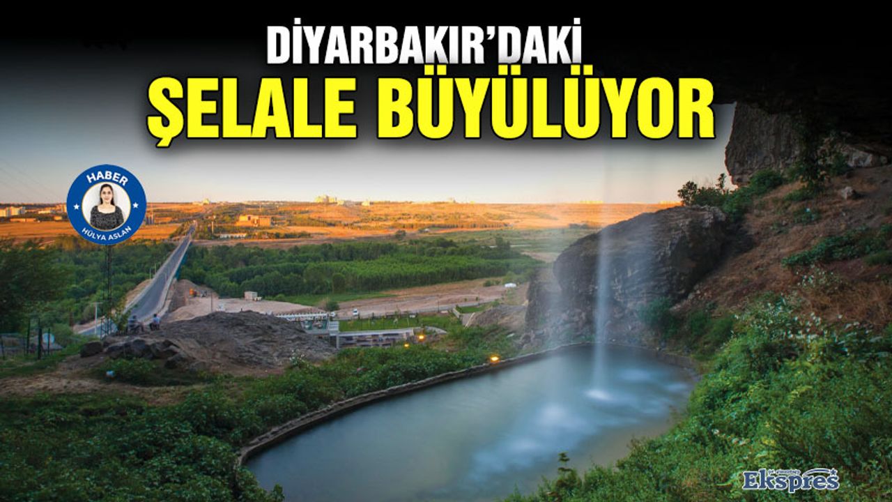 Diyarbakır’daki şelale büyülüyor