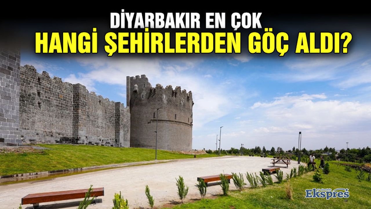 Diyarbakır en çok hangi şehirlerden göç aldı?
