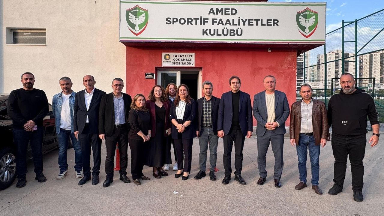 DEM Parti’den Amedspor’a ziyaret