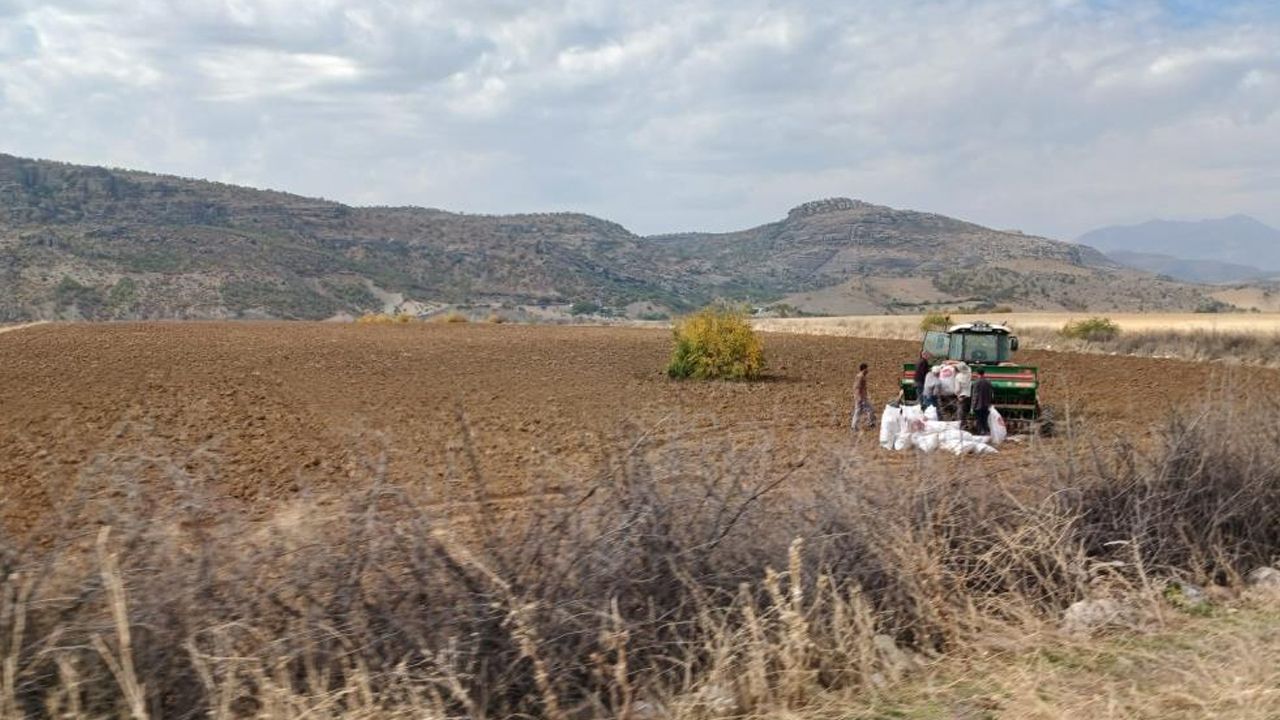 Diyarbakır Kulp’ta çiftçiler ekim mesaisine başladı