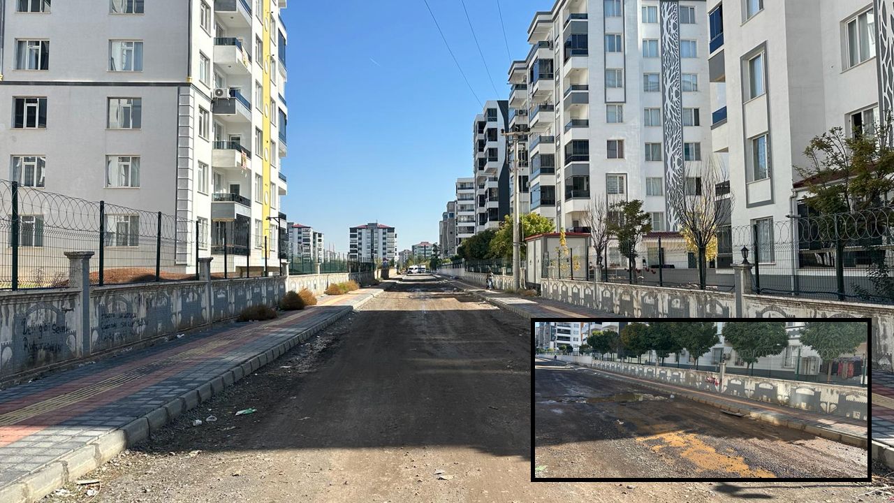 Diyarbakır’da bozuk yollar vatandaşı çileden çıkardı
