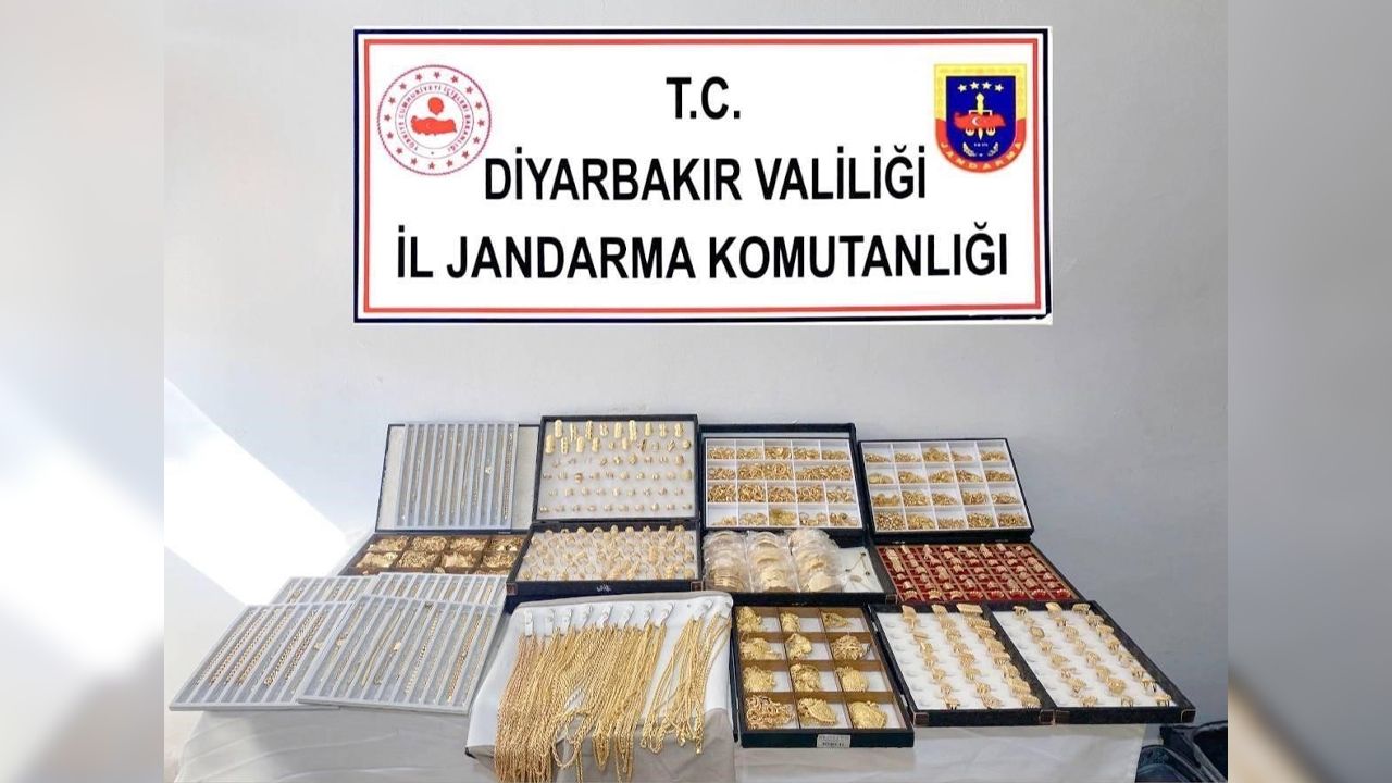 Diyarbakır’da kaçak altın şoku, jandarma devrede!