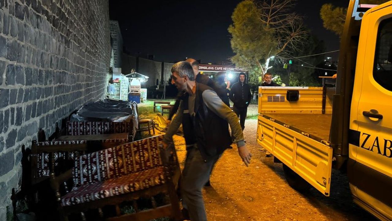 Diyarbakır'da sur diplerini işgal eden işyeri mühürlendi