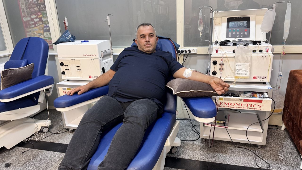 Kan bankası çalışanından örnek davranış