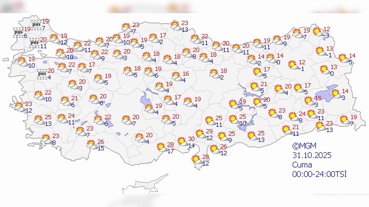 Meteoroloji: Sıcaklıklar artacak