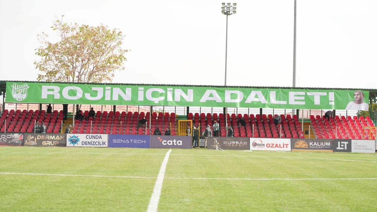 Rojin pankartıyla maça çıkan Bingölspor galip geldi