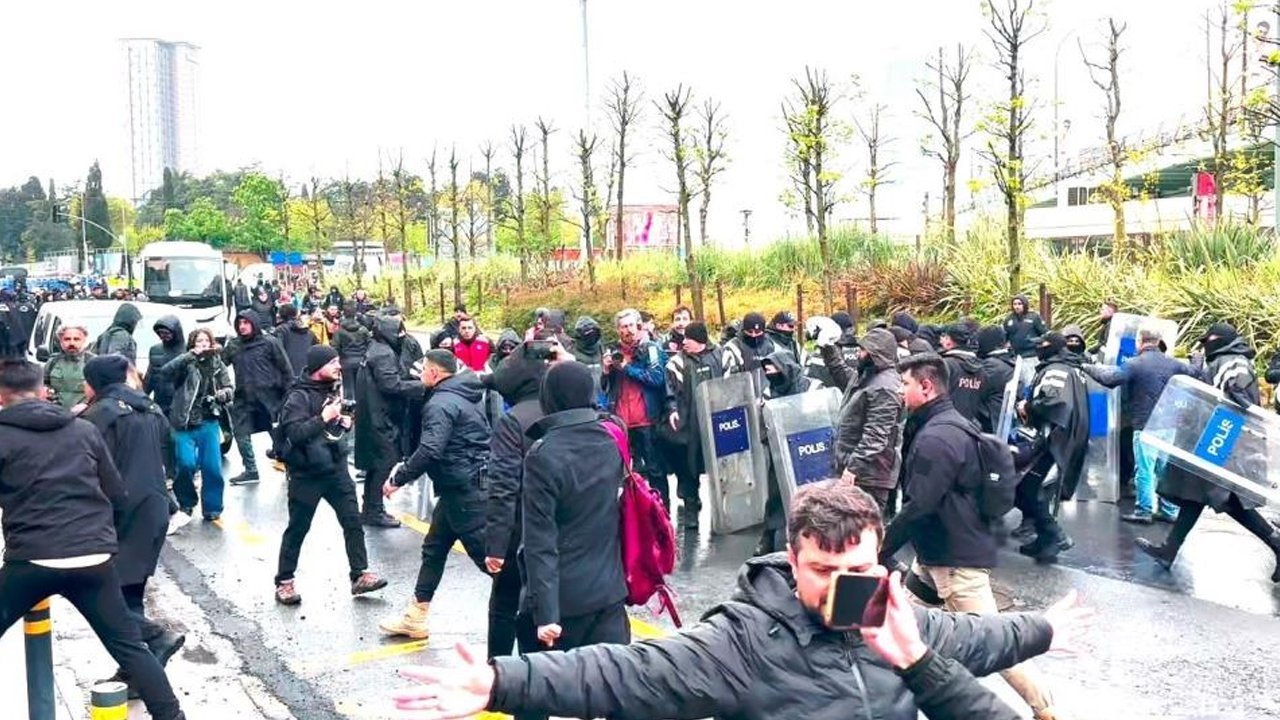 Mecidiyeköy’de 1 Mayıs yürüyüşüne polisten müdahale