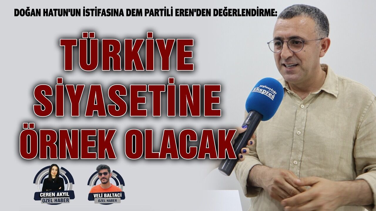 Diyarbakır Büyükşehir Belediyesi Eş Başkanı Doğan Hatun görevinden istifa etti