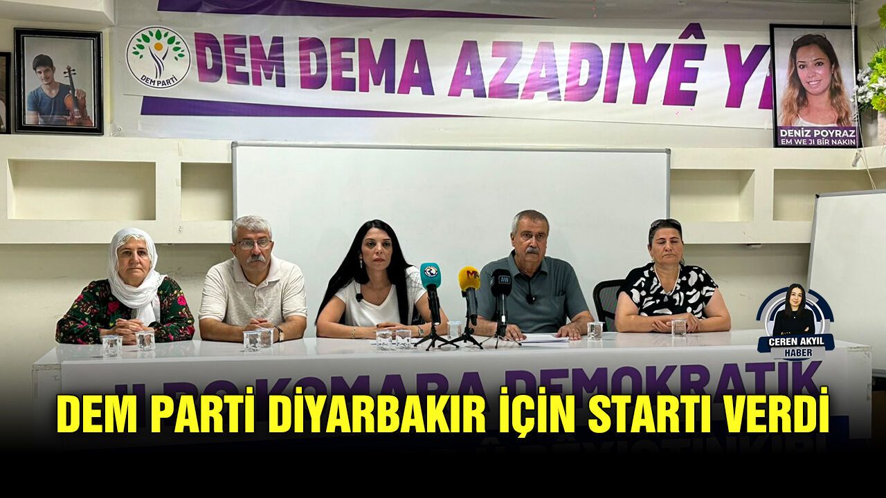 DEM Parti Diyarbakır için startı verdi