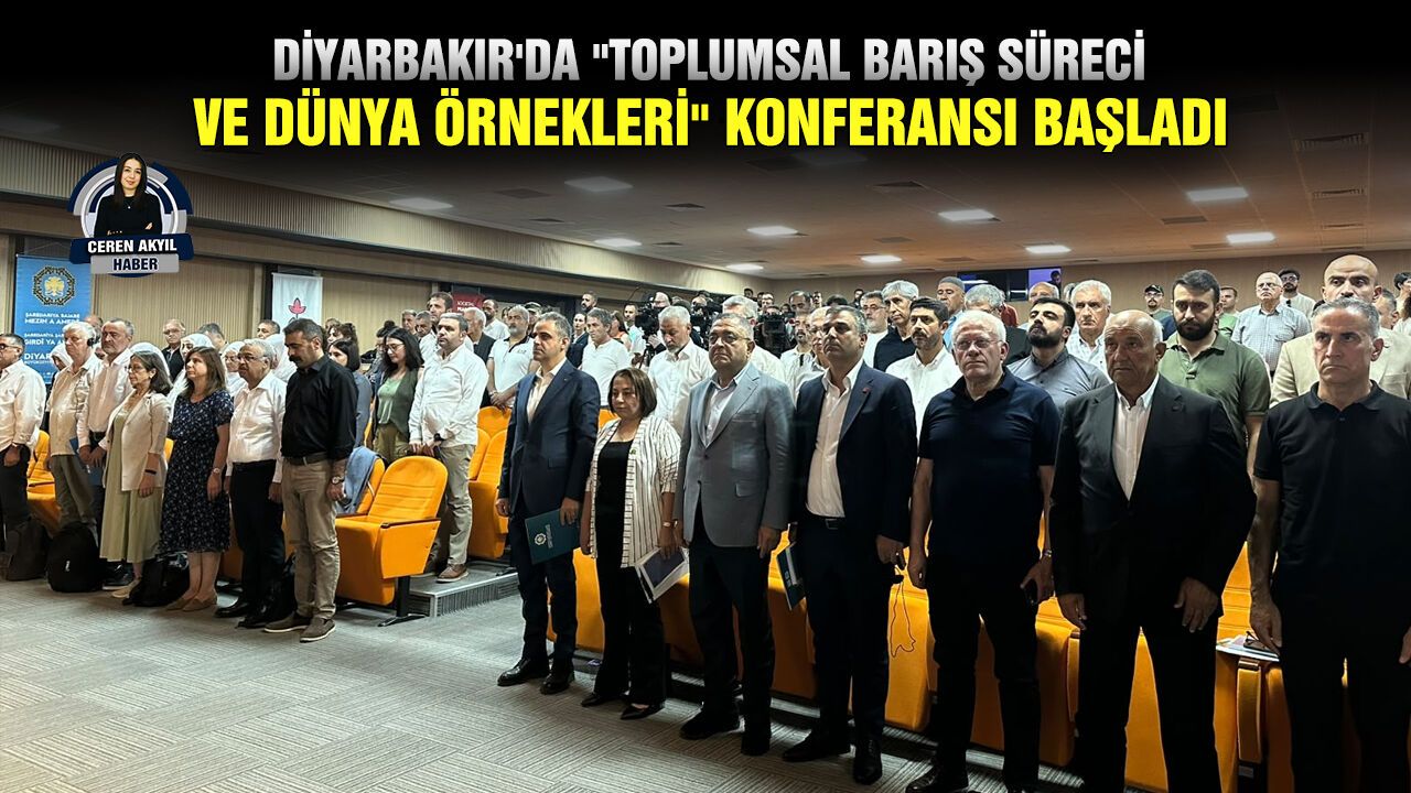 Diyarbakır'da "Toplumsal Barış Süreci ve Dünya Örnekleri" konferansı başladı