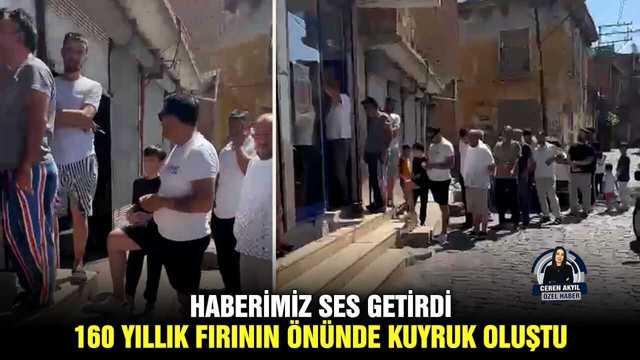 160 yıllık tarihi fırın, haberimiz sonrası ilgi odağı oldu: Önünde uzun kuyruklar oluştu