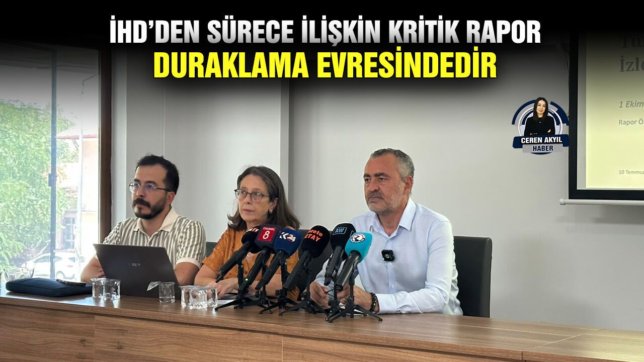 İHD'den sürece ilişkin kritik rapor: Duraklama evresindedir