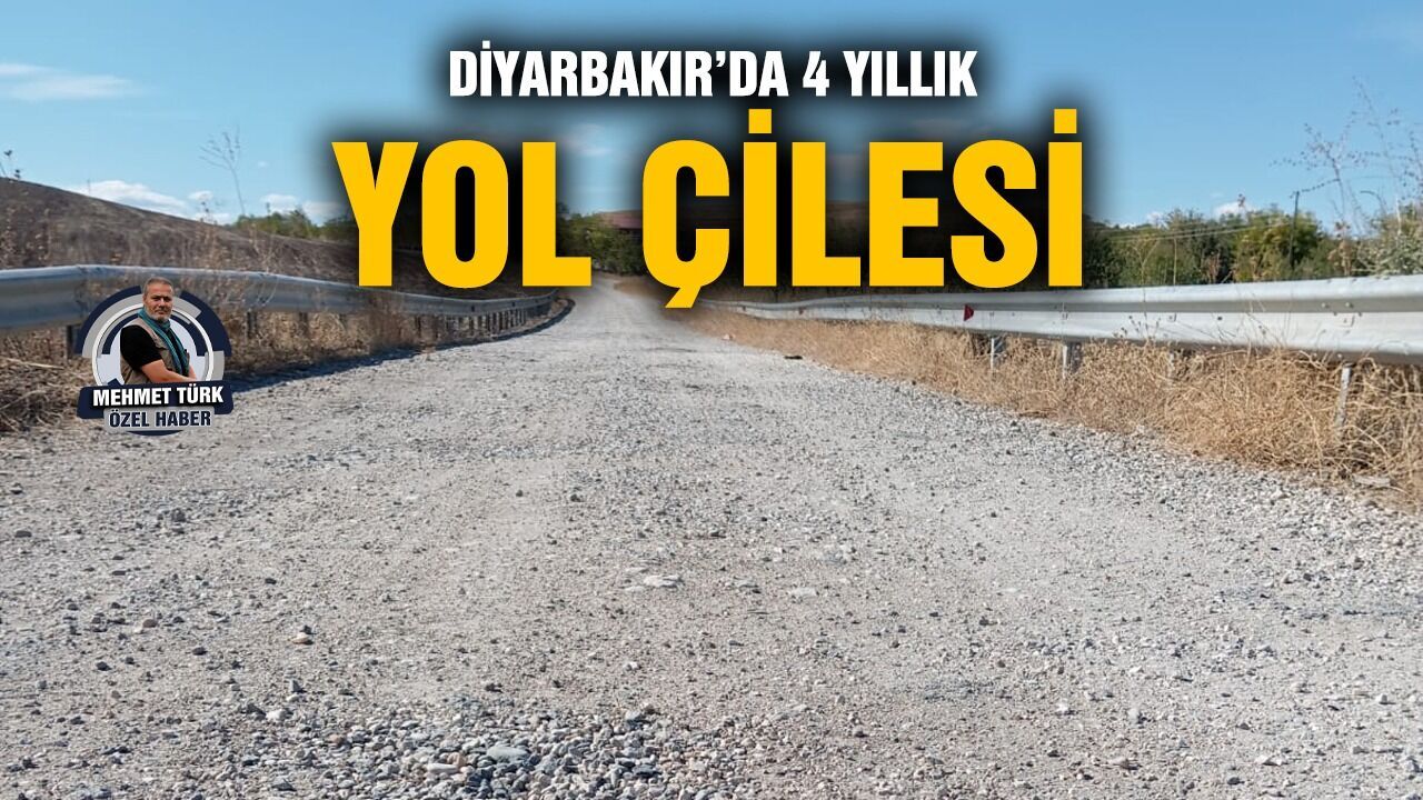 Diyarbakır'da bitmeyen 4 yıllık yol çilesi