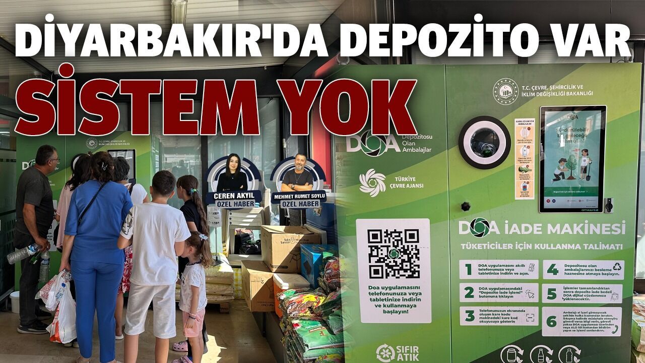 Diyarbakır'da depozito var, sistem yok