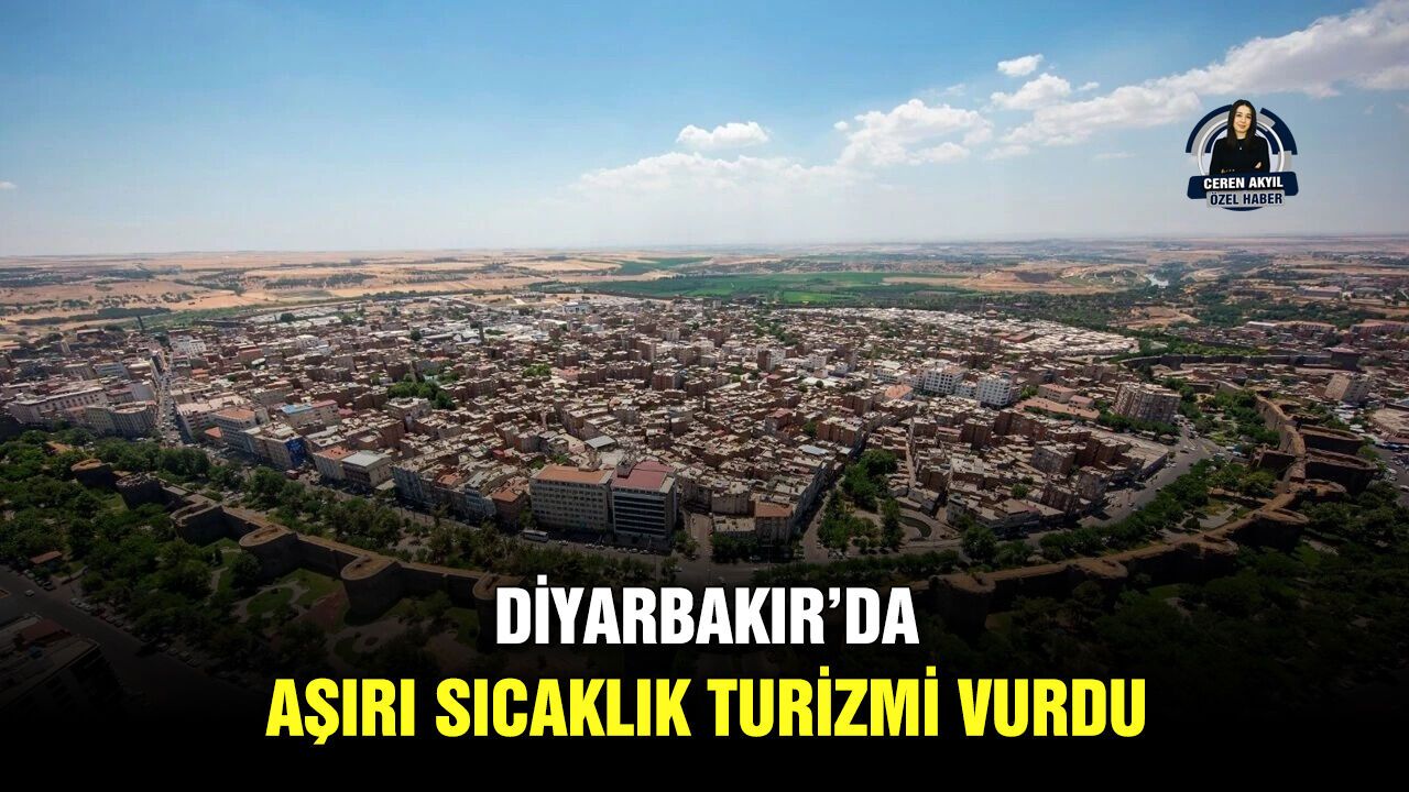 Diyarbakır'da aşırı sıcaklık turizmi vurdu