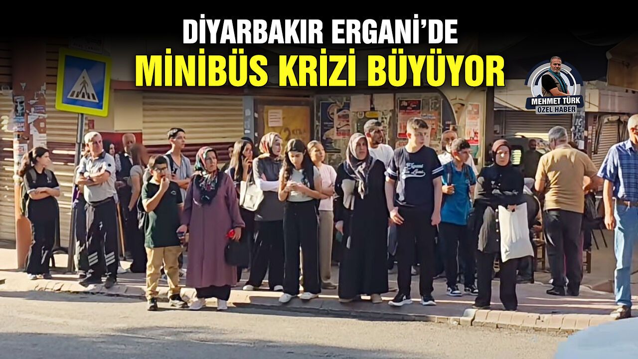 Diyarbakır Ergani’de minibüs krizi büyüyor