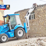 Hani’de ağır hasar gören 36 evin yıkımına başlandı