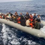 Ayvacık açıklarında 41 kaçak göçmen yakalandı