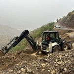 Kulp'ta çöken yollarda çalışmalar sürüyor