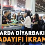 Fuarda Diyarbakır Kadayıfı ikramı