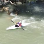 Tunceli’de kano slalom yarışı