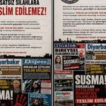 Diyarbakır basının ortak manşeti memnuniyet yarattı