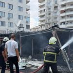 Şanlıurfa'da iş yerinde yangın