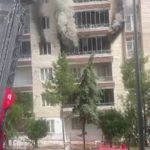 Diyarbakır’da korku dolu anlar: Çocuklar yangından kurtarıldı