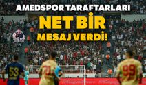 Amedspor taraftarları net bir mesaj verdi!