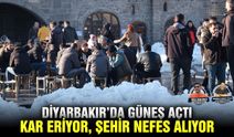 Diyarbakır’da güneş açtı: Kar eriyor, şehir nefes alıyor