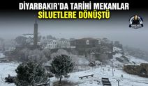 Diyarbakır’da tarihi mekanlar siluetlere dönüştü